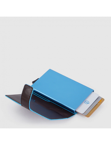 Carte Di Credito Piquadro In Metallo Mogano