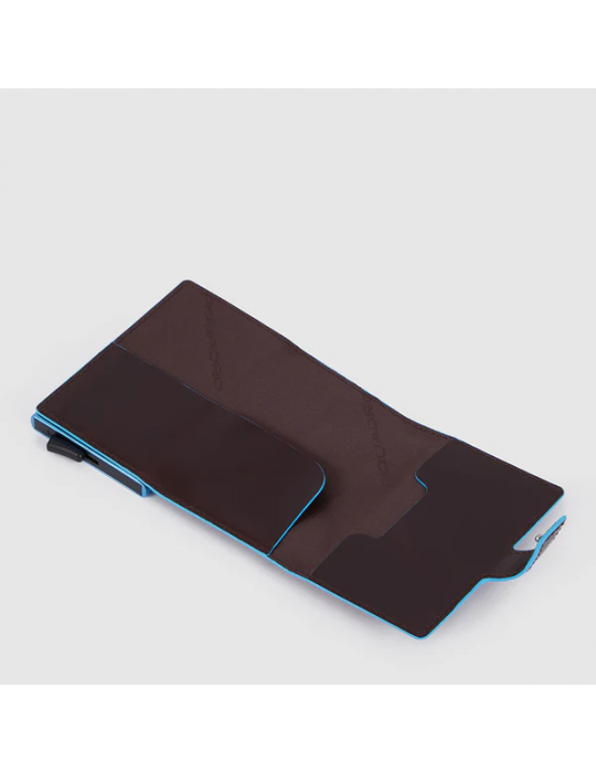 Carte Di Credito Piquadro In Metallo Mogano