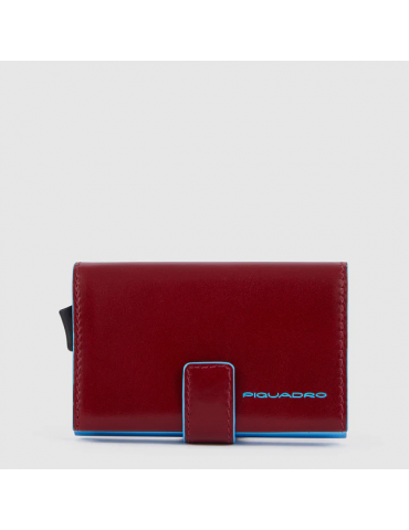 Carte Di Credito Piquadro In Metallo Rosso