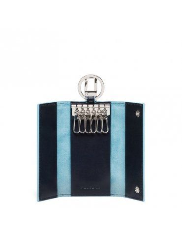 Portachiavi Piquadro Blue Square per Porta Blindata