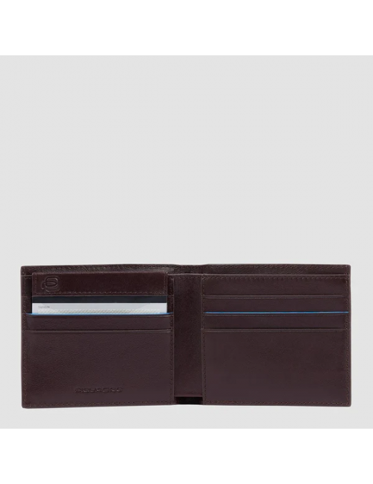 Portafoglio Piquadro In Pelle Mogano