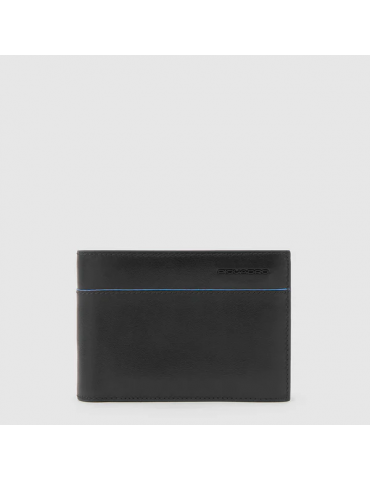 Portafoglio Piquadro In Pelle Con Portamonete Nero