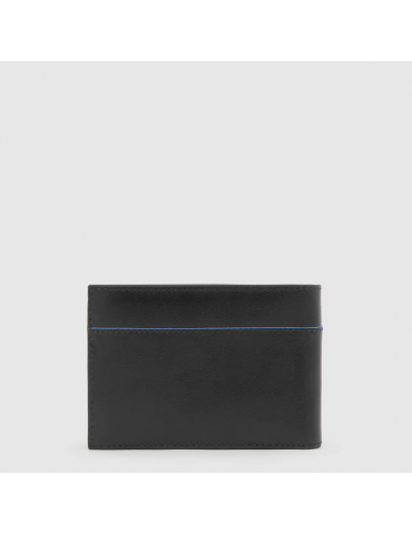 Portafoglio Piquadro In Pelle Con Portamonete Nero