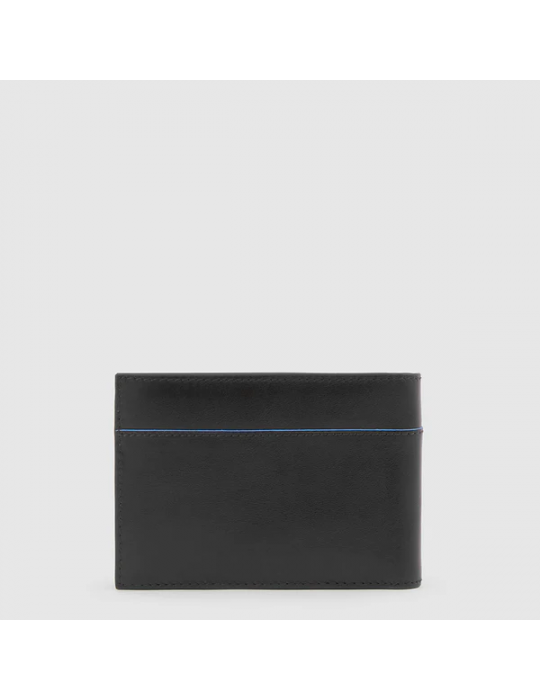 Portafoglio Piquadro In Pelle Con Portamonete Nero