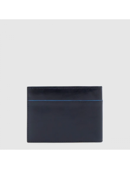 Portafoglio Piquadro Con Due Scomparti Blu