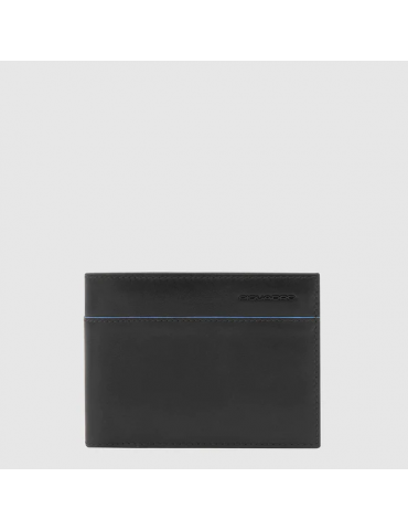 Portafoglio Piquadro Con Due Scomparti Nero