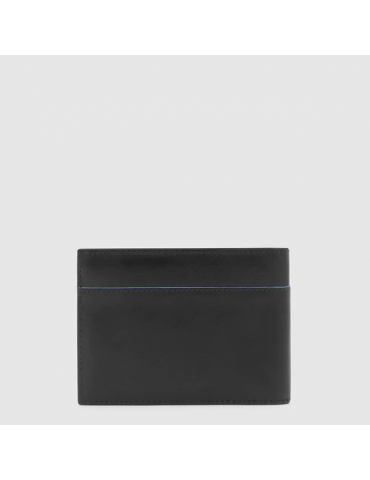 Portafoglio Piquadro Con Due Scomparti Nero