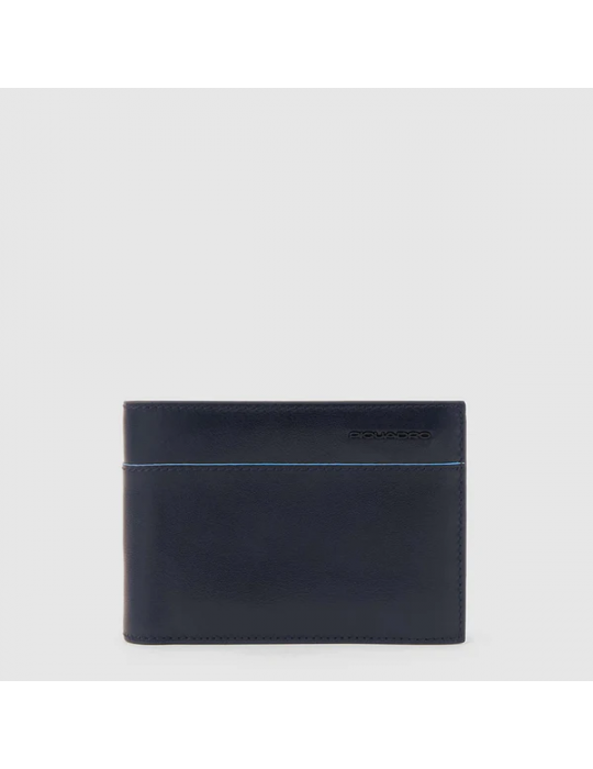 Portafoglio Piquadro Con Porta Documenti Blu