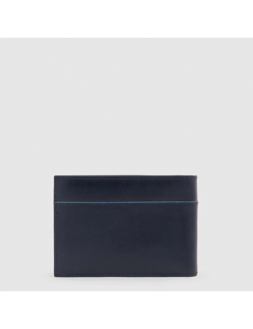 Portafoglio Piquadro Con Porta Documenti Blu