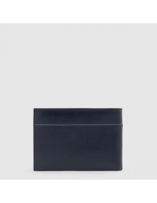 Portafoglio Piquadro Con Porta Documenti Blu