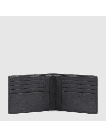 Portafoglio Piquadro A Due Scomparti Nero