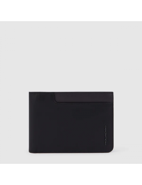 Portafoglio Piquadro Con Porta Documenti Nero