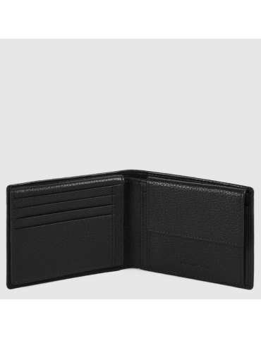 Portafoglio Piquadro Con Porta Documenti Nero