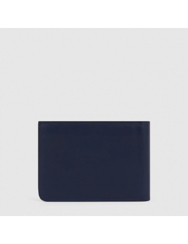 Portafoglio Piquadro Con Porta Documenti Blu