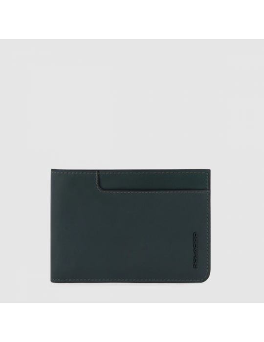 Portafoglio Piquadro Con Porta Documenti Verde