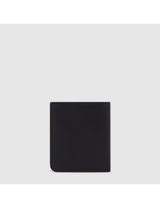 Portafoglio Piquadro Uomo Verticale Nero