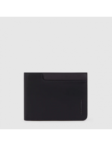 Portafoglio Piquadro Con Porta Monete Nero