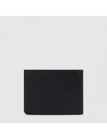 Portafoglio Piquadro Con Porta Monete Nero