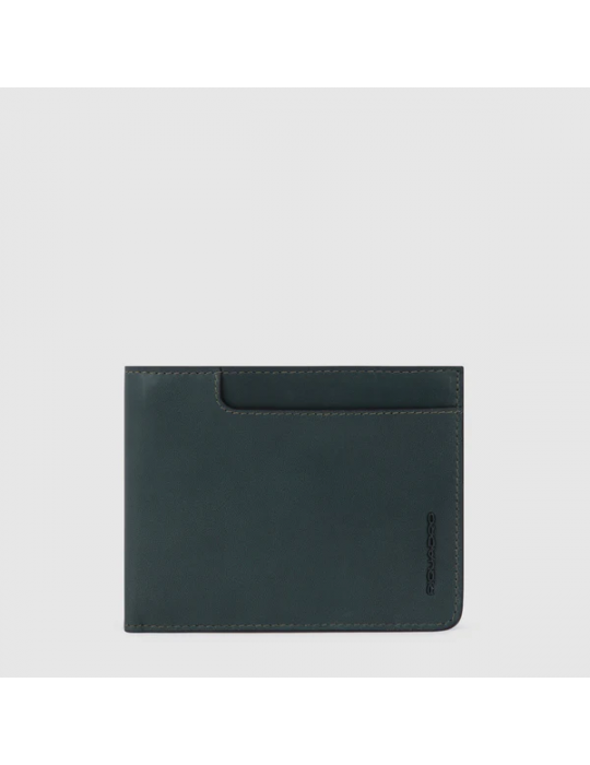 Portafoglio Piquadro Con Porta Monete Verde