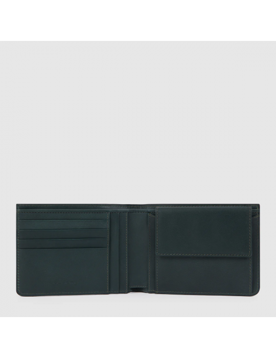 Portafoglio Piquadro Con Porta Monete Verde