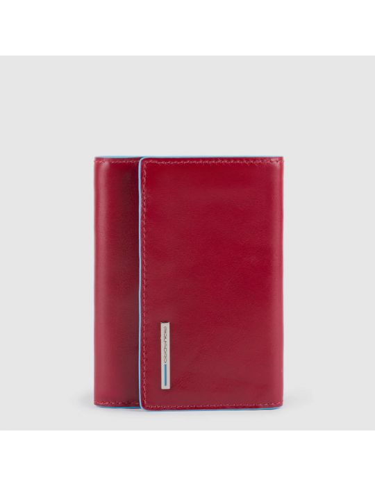 Portafoglio Donna Piccolo Piquadro Con Porta Monete Rosso