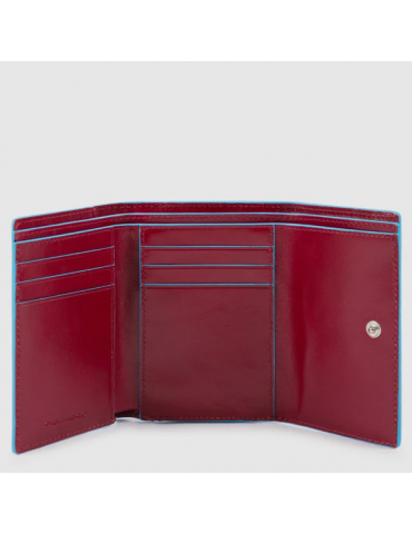 Portafoglio Donna Piccolo Piquadro Con Porta Monete Rosso