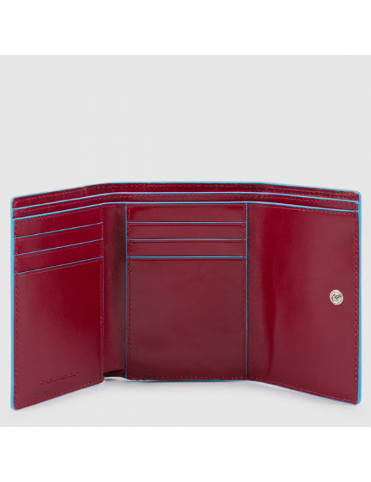 Portafoglio Donna Piccolo Piquadro Con Porta Monete Rosso