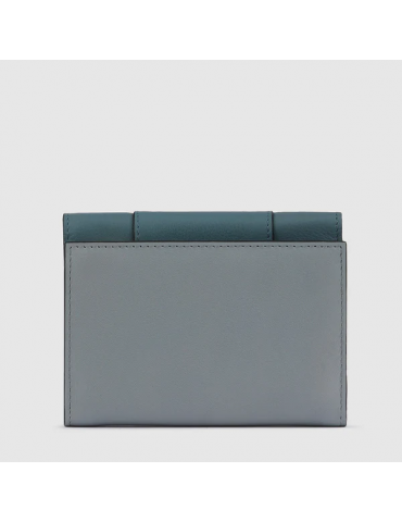 Portafoglio Donna Piquadro Grande Azzurro