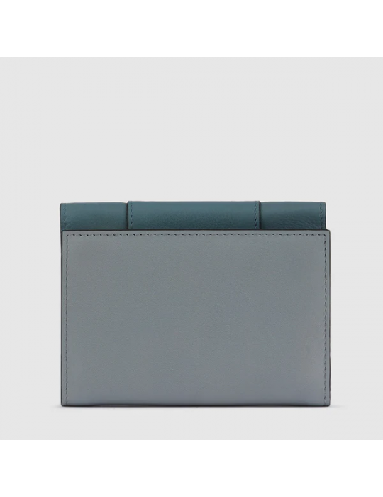 Portafoglio Donna Piquadro Grande Azzurro