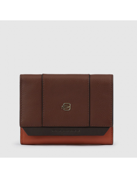 Portafoglio Donna Piquadro Grande Marrone