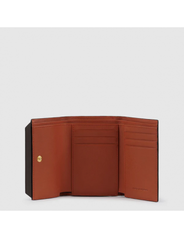 Portafoglio Donna Piquadro Grande Marrone