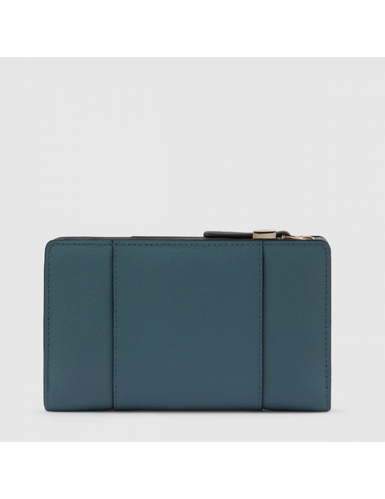 Portafoglio Donna Con Porta Monete Azzurro