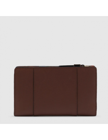 Portafoglio Donna Con Porta Monete Marrone Portafoglio Donna Con Porta Monete Marrone