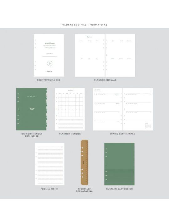 Eco Essential Organiser A5 Filofax