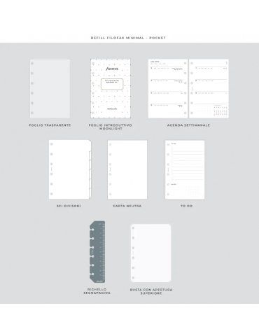 Moonlight Organiser Pocket Filofax 2024