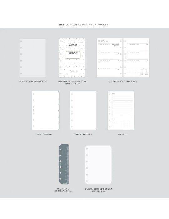 Moonlight Organiser Pocket Filofax 2024