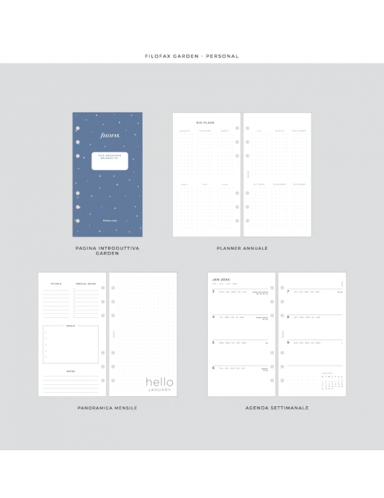 Garden Organiser Personal Filofax 2024
