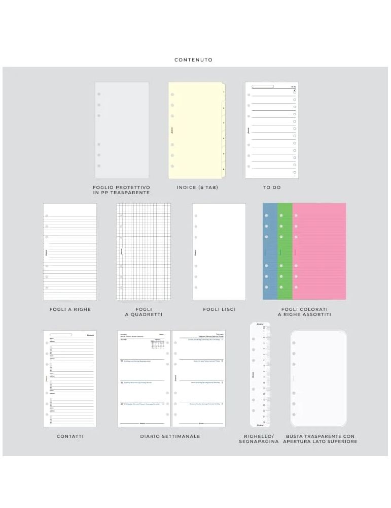 Filofax Organizer Saffiano Acquamarina 2026, Agenda Elegante E Pratica