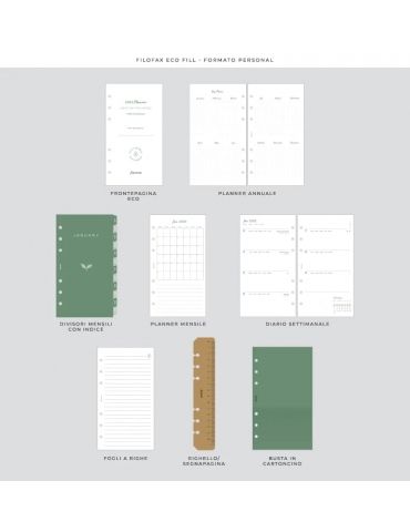 Eco Essential Organiser Personal Filofax 2024