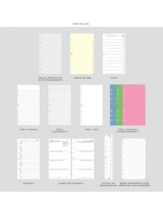 Saffiano Organiser Personal Filofax 2024