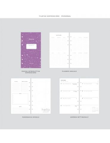 Expressions Organiser Personal Filofax 2024