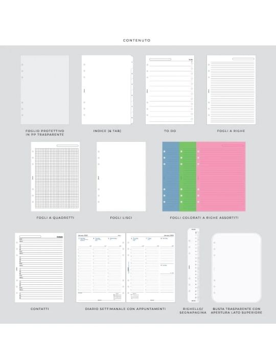 Saffiano Organiser A5 Filofax 2024