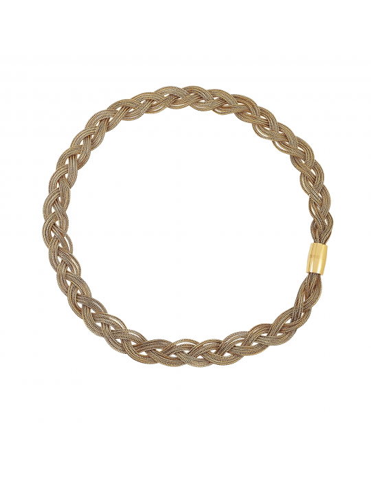 Collana Breil Magnetica System Elemento Medium Golden Twist