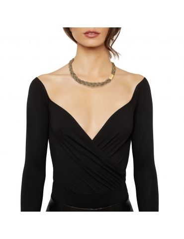 Collana Breil Magnetica System Elemento Medium Golden Twist