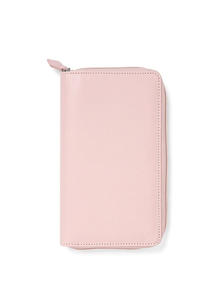 thumbnail image 2 of Filofax Saffiano Zip Organizer - Personal Compact Size In Raspberry, Includes 2025 Diary 2 of 12