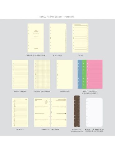 Lockwood Zip Organiser Personal Filofax 2024