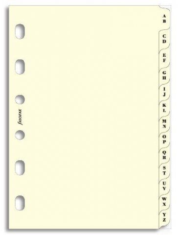 Filofax A-Z Refill Crema