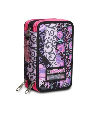 Astuccio Scuola 3 zip Seven - ROSEGROVE GIRL