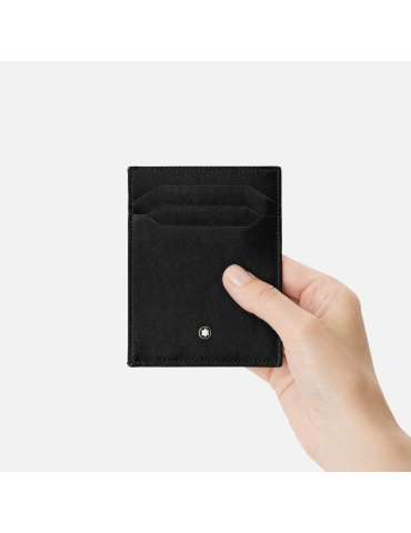Custodia Portacarte tascabile Montblanc 4 scomparti Meisterstück con portadocumento