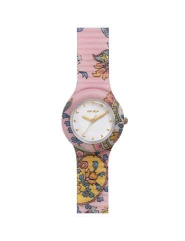 Orologio Hip Hop Paisley Rosa